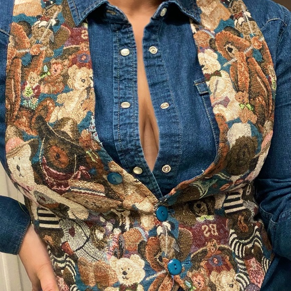 Vintage Teddy Vest - Picture 3 of 3